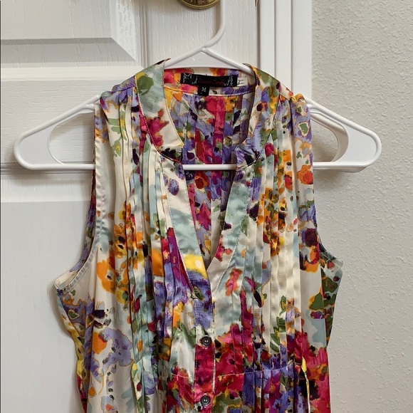 Tops - Silk button up top